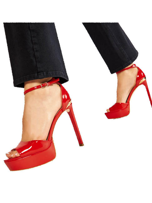 CAMPIONARIO - ALDEN2 D&Eacute;COLLET&Eacute; ROJO - Zapatos Mujer