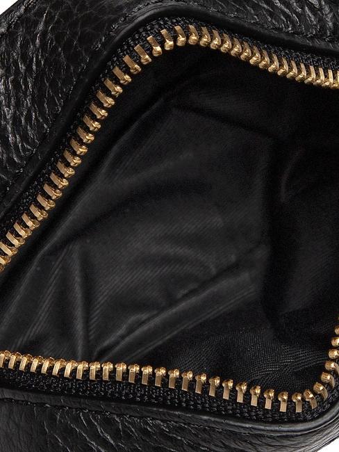 BEAT SOFT Clutch / monedero de cuero negro - Carteras Mujer