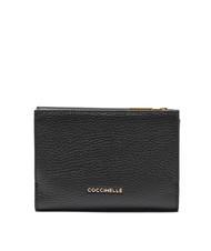 COCCINELLE NEOFIRENZE SOFT  Billetera de cuero negro - Carteras Mujer - 4