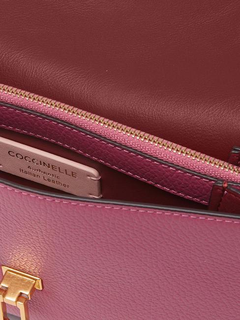 BEAT SOFT Bolso bandolera, en piel. rosa pulpa - Bolsos Mujer