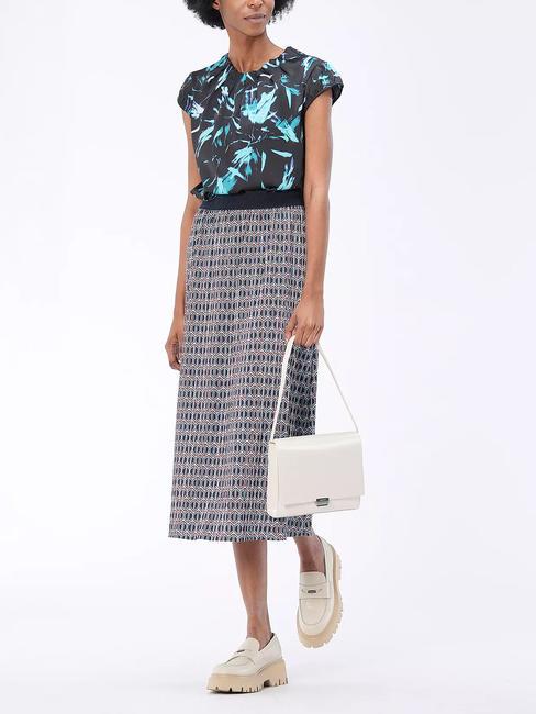 ARCHIVE HARDWARE SHINY Bolso bandolera brillante crudo oscuro - Bolsos Mujer