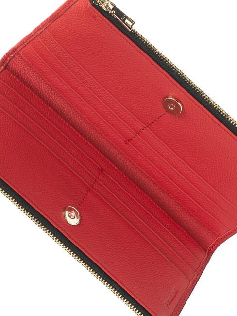 HERITAGE CLASSIC  PATRIMONIO CL&Aacute;SICO Cartera doble cremallera laca negra - Carteras Mujer