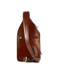 THE BRIDGE STORY UOMO Mochila de un solo hombro en piel BROWN - Mochilas Escuela & Tiempo Libre - 3