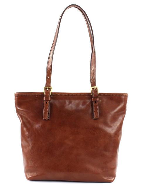 STORY  Comprador de cuero BROWN - Bolsos Mujer