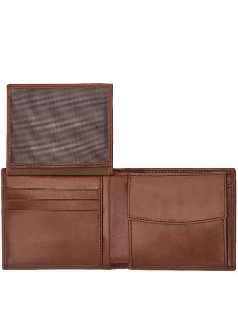 STORY Billetera de cuero BROWN - Carteras Hombre