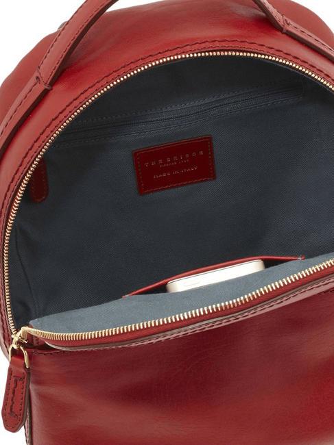 PEARLDISTRICT PEARLDISTRICT Mochila de cuero grosella / oro - Bolsos Mujer