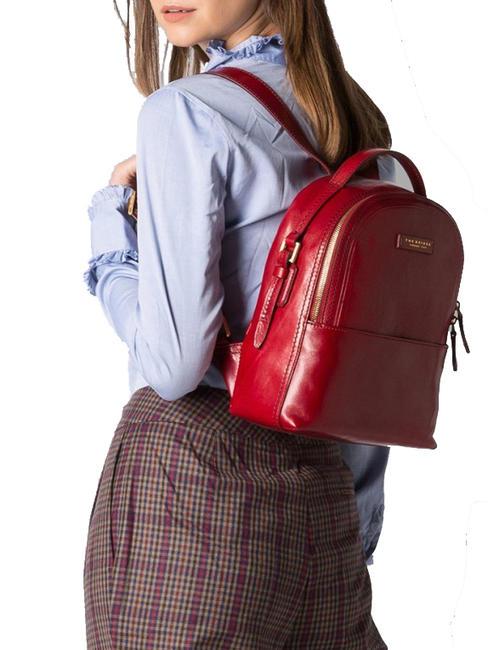PEARLDISTRICT PEARLDISTRICT Mochila de cuero grosella / oro - Bolsos Mujer