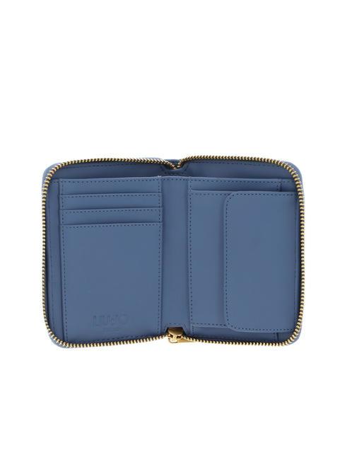 ACHALA Cartera peque&ntilde;a con cremallera azul acero - Carteras Mujer
