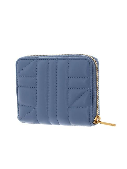 ACHALA Cartera peque&ntilde;a con cremallera azul acero - Carteras Mujer