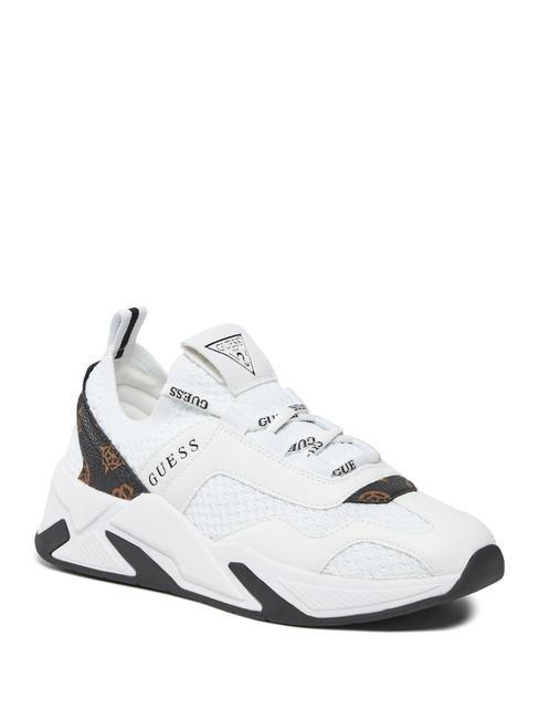 GENIVER2 Zapatillas Blanco / marr&oacute;n - Zapatos Mujer