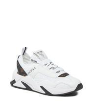 GUESS GENIVER2 Zapatillas Blanco / marr&oacute;n - Zapatos Mujer - 3