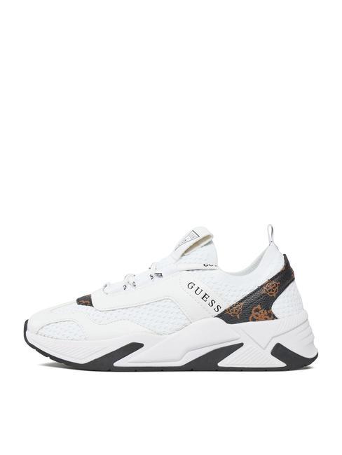 GENIVER2 Zapatillas Blanco / marr&oacute;n - Zapatos Mujer