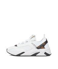 GUESS GENIVER2 Zapatillas Blanco / marr&oacute;n - Zapatos Mujer - 4
