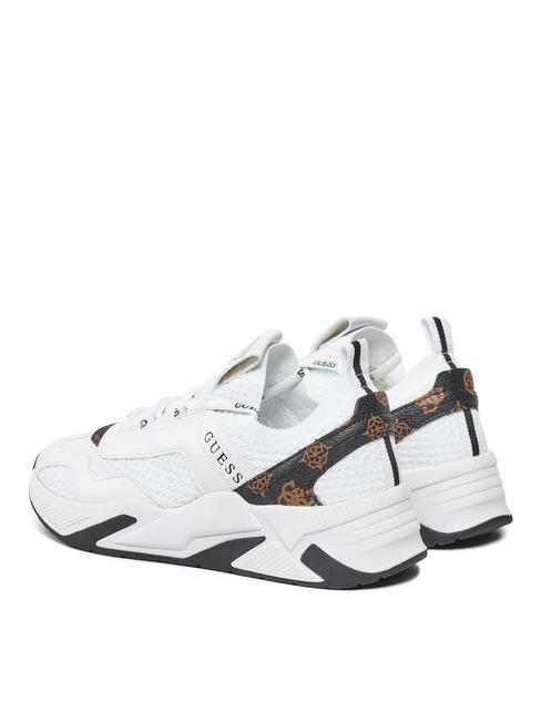 GENIVER2 Zapatillas Blanco / marr&oacute;n - Zapatos Mujer