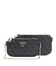 GUESS NOELLE Double Bolsa de hombro bolsa de asas Vikky Large Roo Coalog - Bolsos Mujer - 3