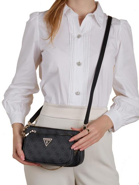 NOELLE Double Bolsa de hombro bolsa de asas Vikky Large Roo Coalog - Bolsos Mujer