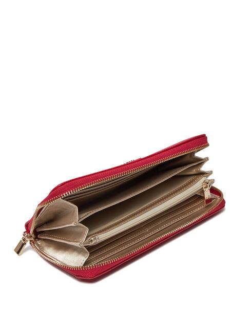 LAUREL Cartera con cremallera alrededor ROJO - Carteras Mujer