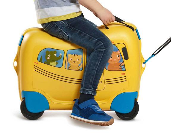 DREAM2GO Carro correpasillos para niños autobús escolar - Equipaje de mano