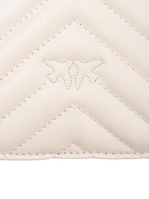 CLASSIC LOVE ONE Bolso de napa blanco seda-oro antiguo - Bolsos Mujer