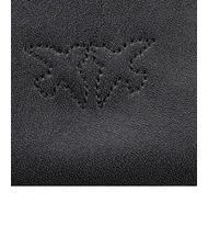 PINKO FLAT CLASSIC Bolso de mano con bandolera de cadena negro-oro antiguo - Bolsos Mujer - 5