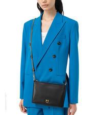 PINKO FLAT CLASSIC Bolso de mano con bandolera de cadena negro-oro antiguo - Bolsos Mujer - 6