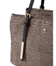 BORBONESE L'ECOLE NYLON Shopper de hombro, con bandolera OP / NATURAL / NEGRO - Bolsos Mujer - 4