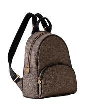 BORBONESE MEDIUM ECO LINE Mochila de mujer OP / NATURAL / NEGRO - Bolsos Mujer - 2