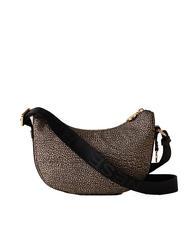 BORBONESE HOBO LUNA MINI ECO LINE Bolsa de hombro OP / NATURAL / NEGRO - Bolsos Mujer - 3