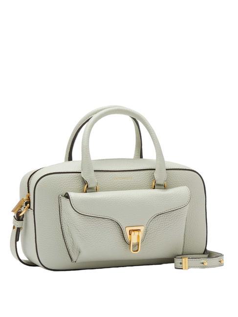 BEAT SOFT Bolso de mano de piel con bandolera verde celadón - Bolsos Mujer