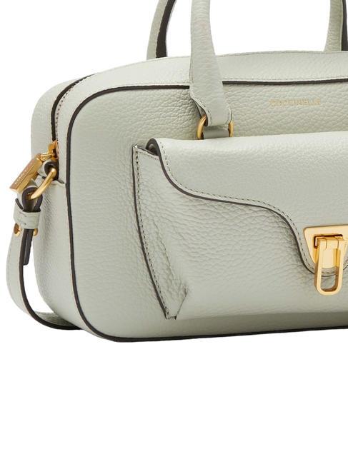 BEAT SOFT Bolso de mano de piel con bandolera verde celadón - Bolsos Mujer