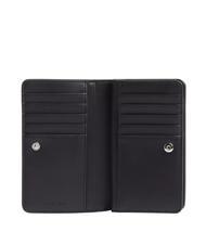 CALVIN KLEIN RE-LOCK FRENCH Cartera mediana negro - Carteras Mujer - 2