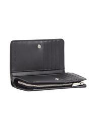CALVIN KLEIN RE-LOCK FRENCH Cartera mediana negro - Carteras Mujer - 3