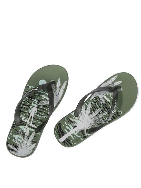 POSTO 10 TEMAS IV  Chanclas de goma verde - Zapatos Hombre