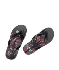 IPANEMA POSTO 10 TEMAS IV  Chanclas de goma gris/negro/rojo - Zapatos Hombre - 3