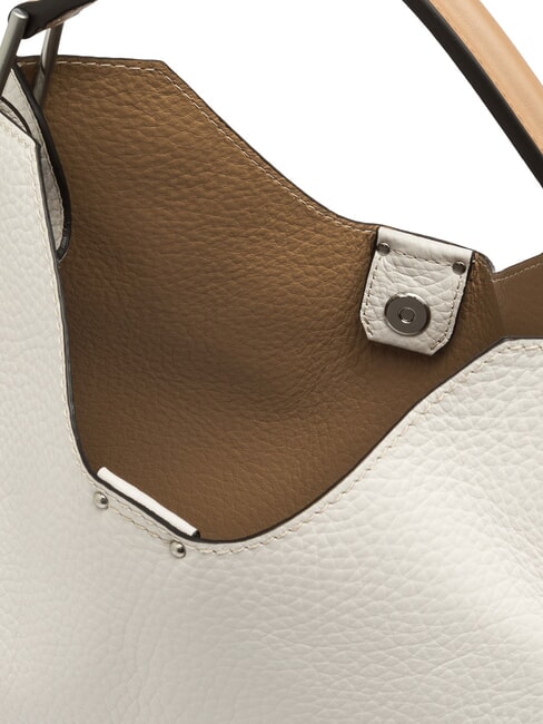 AURORA Bolso de piel con bolsita naturaleza-arena - Bolsos Mujer