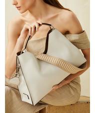 GIANNI CHIARINI AURORA Bolso de piel con bolsita naturaleza-arena - Bolsos Mujer - 6