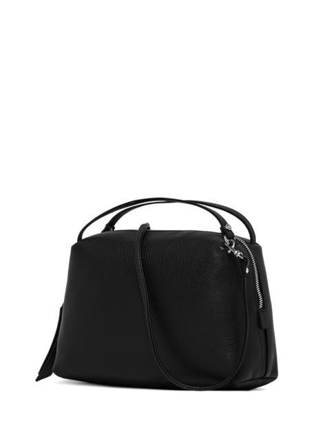 ALIFA Bolso de piel con bandolera negro - Bolsos Mujer