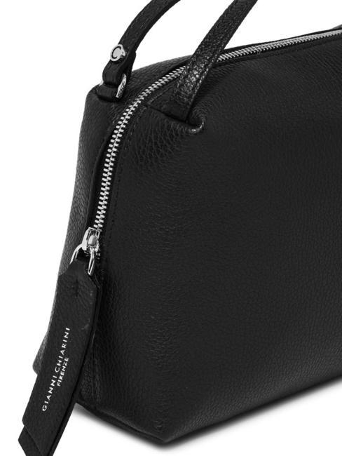 ALIFA Bolso de piel con bandolera negro - Bolsos Mujer