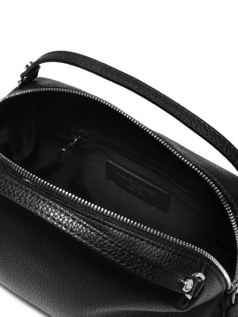 ALIFA Bolso de piel con bandolera negro - Bolsos Mujer