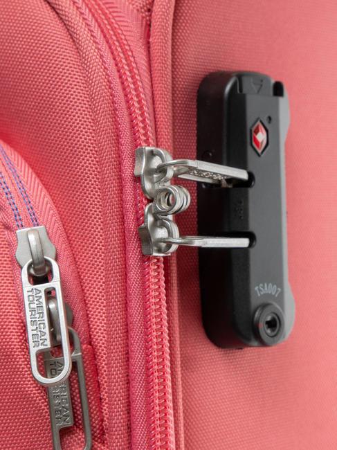 BRIGHT LIFE Carro de tamaño mediano coral besado por el sol - Trolley Semirrígidos