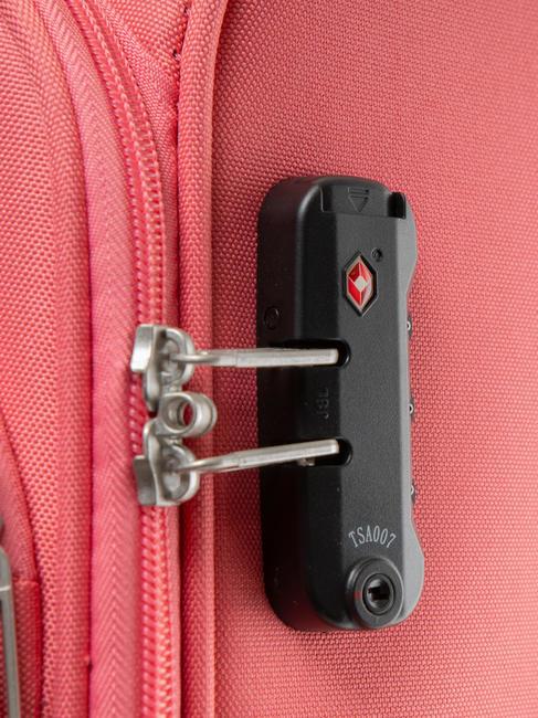 BRIGHT LIFE Carro de tamaño extra grande coral besado por el sol - Trolley Semirrígidos