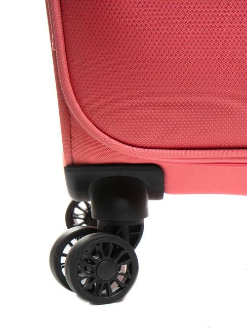 BRIGHT LIFE Carro de tamaño extra grande coral besado por el sol - Trolley Semirrígidos