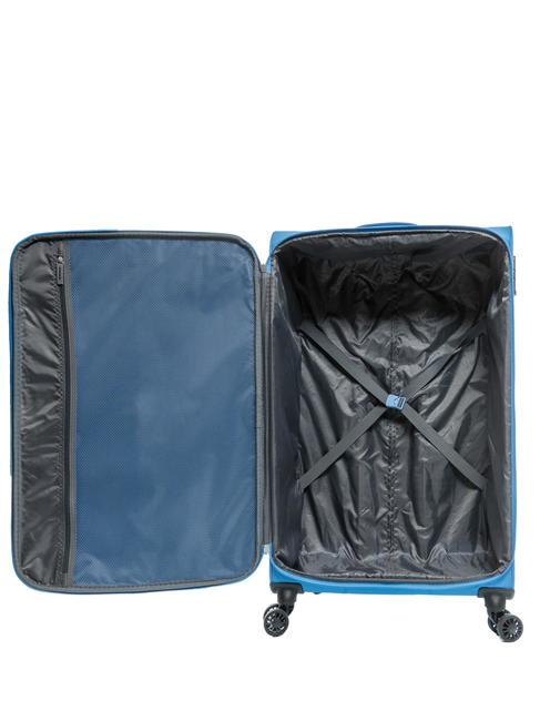 BRIGHT LIFE Carro de tamaño extra grande azul tranquilo - Trolley Semirrígidos