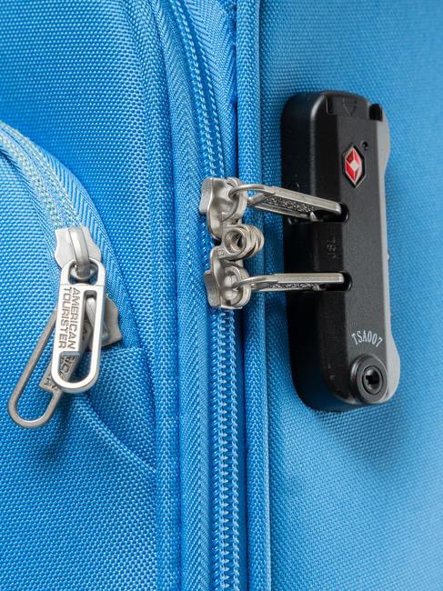 BRIGHT LIFE Carro de tamaño extra grande azul tranquilo - Trolley Semirrígidos