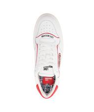 LOVE MOSCHINO BOLD 40 MIX Zapatillas blanco rojo - Zapatos Mujer - 5