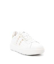 LOVE MOSCHINO BOLD 40 Zapatillas de piel blanco/platino - Zapatos Mujer - 2
