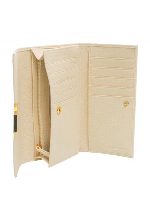 ARLETTIS Billetera de cuero manteca - Carteras Mujer