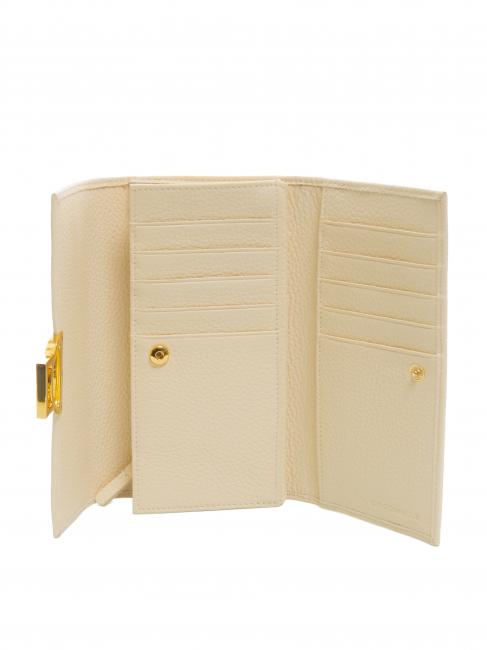 ARLETTIS Billetera de cuero manteca - Carteras Mujer