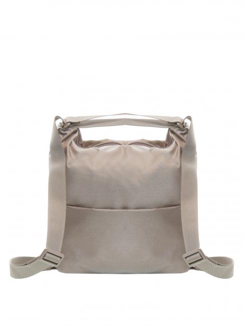 MD20 Bolso saco convertible en mochila gris pardo - Bolsos Mujer