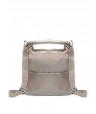 MANDARINA DUCK MD20 Bolso saco convertible en mochila gris pardo - Bolsos Mujer - 4